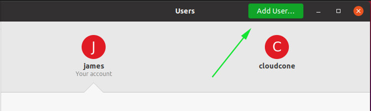 add a user on Ubuntu 20.04 LTS