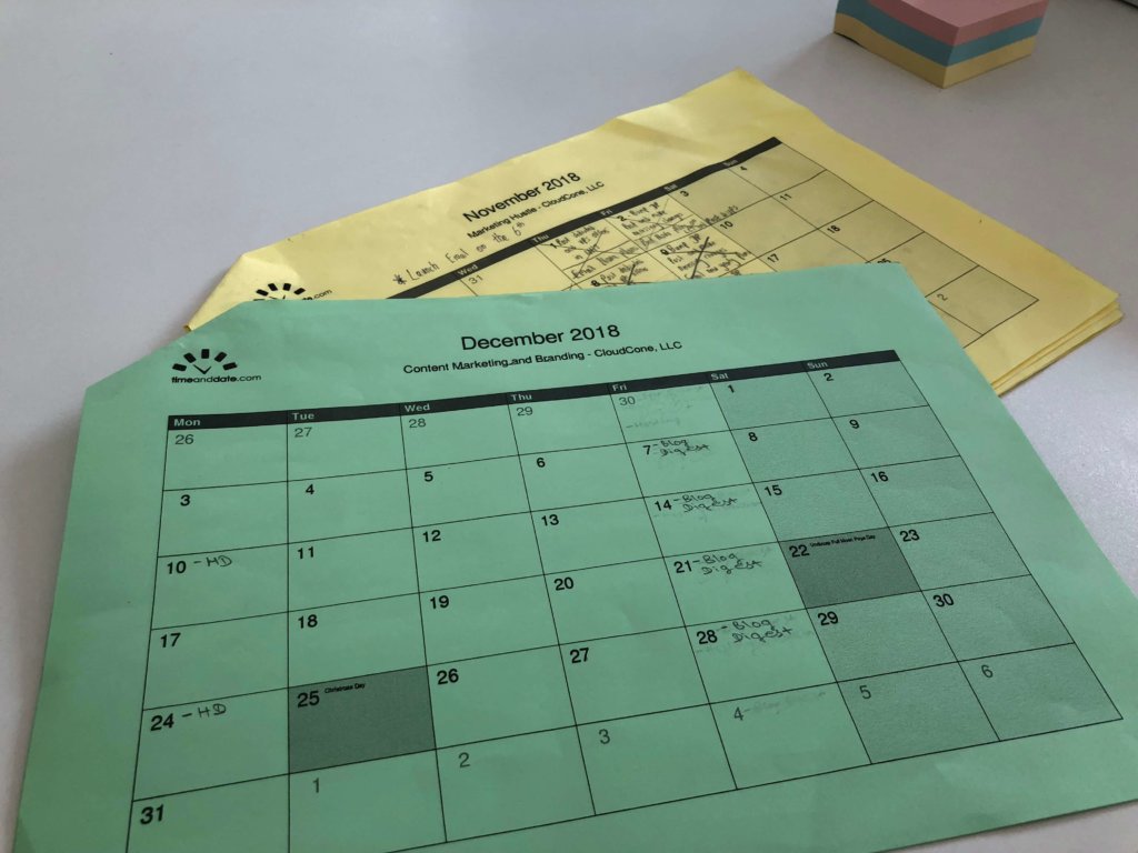 Our Paper-based Calendars